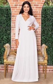 img 2 attached to Stunning Empire Maxi Dress: Perfect For Cocktail Parties And Elegant Evenings!