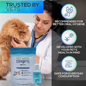 img 1 attached to 🦷 Pet Dental Drops - Water Additive for Dogs and Cats - Prevents Slime in Water Bowls and Dispenser Fountains - Promotes Fresh Breath and Healthy Teeth