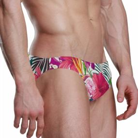 img 2 attached to Dallonan Men'S Swim Briefs - Stylish & Athletic Summer Swimwear For Beach And Pool Activities
