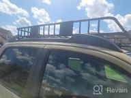 img 1 attached to Universal SUV Car Top Luggage Holder With Extension - XCAR Roof Rack Carrier Basket Rooftop Cargo Carrier, Black, 64"X 39"X 6 review by Wyteboi Nallamothu
