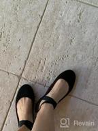 img 1 attached to DailyShoes Women'S Pointed Toe Ankle Strap Slip-On Flats - Comfy And Casual review by George Marquez