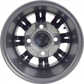 img 1 attached to Upgrade Your Golf Cart With MASSFX 10X7 Quake Gunmetal Wheels!