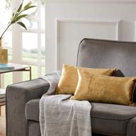 набор из 2 мягких наволочек - набор декоративных наволочек gigizaza's gold velvet для дивана-кровати логотип