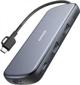 img 4 attached to 💪 Anker PowerExpand 4-in-1 SSD USB C Hub: 256G SSD, 4K HDMI, 100W PD, 2 USB 3.0 Data Ports 💪 Anker PowerExpand 4-в-1 SSD USB C-хаб: 256ГБ SSD, 4K HDMI, 100W PD, 2 порта USB 3.0 для передачи данных.