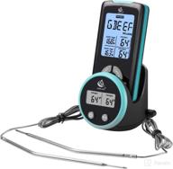 🔥 wireless digital meat thermometer - aimilar ay6002b remote meat temperature thermometer with backlight, dual probes, timer alarm - ideal for kitchen, oven, cooking, grilling, smoking - 328ft range logo