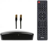 exuby digital tv converter box for tv view and record hd digital channels for free (instant or scheduled recording, 1080p hdtv, hdmi output, 7 day program guide) - comes with rf and rca cable logo