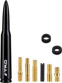 img 1 attached to High-Performance ONE250 Bullet Style Antenna for Toyota Tundra - Compatible with All TRD Packages, XK30/XK40/XK50, Double Cab, CrewMax, SR5, 1794 Edition, TRD Pro (Black)