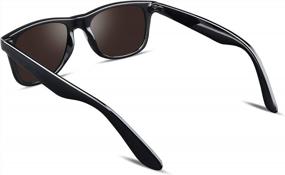 img 2 attached to FEISEDY женские ретро поляризованные солнцезащитные очки классические 80-х мужские солнцезащитные очки модные UV400 B1858