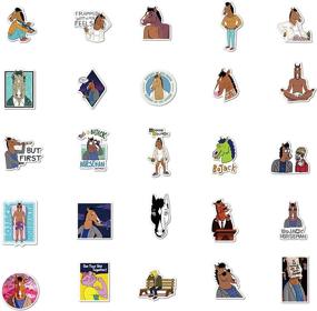 img 2 attached to 🐴 Vibrant BoJack Horseman Stickers: Ideal for Laptop, Cellphone, Water Bottle, Skateboard, and more!