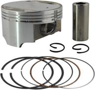 🛠️ ahl oversize +50 piston & piston rings pin clips kit, compatible with suzuki dr250 1990-1995 73.5mm логотип