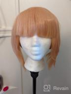 img 1 attached to Short Black Straight Wig For Cosplay And Halloween Costumes - Linfairy Unisex Wig For Men And Women review by Christopher Williams