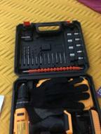 img 3 attached to MANCRAFT Cordless drill driver 24 V, 3500 rpm, professional drill with 2 speeds in a case with accessories, flashlight, reverse, charger review by Boyan Georgiev ᠌