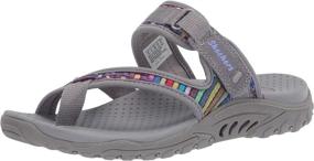 img 4 attached to Skechers Womens Reggae MAD Swag Toe Natural Women's Shoes ~ Athletic