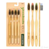 🌱 lindo ecogrip bamboo toothbrush: sustainable and organic dental care logo