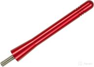 antennamastsrus - made in usa - 4 inch red aluminum antenna is compatible with nissan titan (2019-2022) логотип