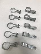 10 pack tension bands w/ bolts & nuts for 1-3/8" chain link fence, gate and posts - fencesmart4u logo