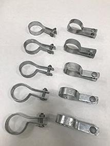img 2 attached to 10 Pack Tension Bands W/ Bolts & Nuts For 1-3/8" Chain Link Fence, Gate And Posts - FENCESMART4U