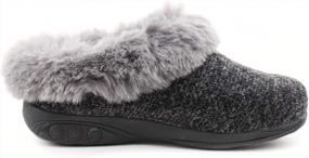 img 2 attached to Therafit Adele Women'S Cozy Knit Comfort Slipper - Relief For Plantar Fasciitis/Foot Pain Sufferers