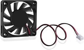 img 2 attached to Pack Of 4 Dorhea Brushless Cooling Fans - 60X60X10Mm DC 12V 6010 Ball Bearing Replacement For DIY PC Computer Case Fans - 2 Pin Connector For Enhanced Cooling Efficiency