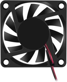 img 3 attached to Pack Of 4 Dorhea Brushless Cooling Fans - 60X60X10Mm DC 12V 6010 Ball Bearing Replacement For DIY PC Computer Case Fans - 2 Pin Connector For Enhanced Cooling Efficiency