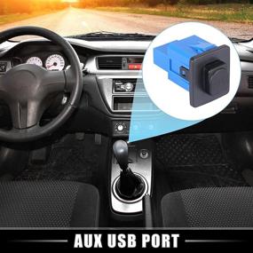 img 3 attached to Honda Civic 2012 Car Auxiliary Plug Port Socket Aux Port Replacement - 39112-TR0-A01 by X AUTOHAUX