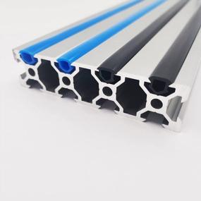 img 1 attached to Iverntech Dust Protection Soft Cover Seal Dustproof Strip For 20 Series 6Mm Slot Aluminum Profile Extrustion Blue 5M
