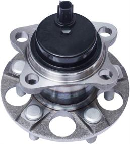 img 4 attached to 🔧 512505 Rear Wheel Hub and Bearing Assembly for 2010-2015 Toyota Prius and 2012-2015 Prius Plug-In [5 Lug, ABS Compatible]