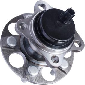 img 3 attached to 🔧 512505 Rear Wheel Hub and Bearing Assembly for 2010-2015 Toyota Prius and 2012-2015 Prius Plug-In [5 Lug, ABS Compatible]