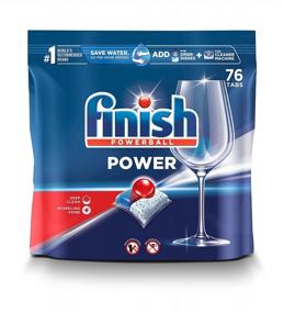 img 4 attached to Finish Powerball Dishwasher Detergent Tablets, 76 Count