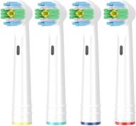 white replacement compatible oral b toothbrush logo