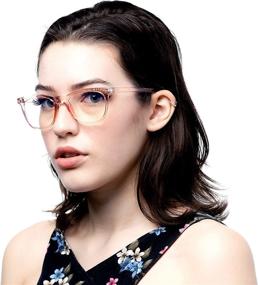 img 2 attached to 👓 Enhance Focus and Protect Eyes with 2SeeLife Clear Frame Blue Light Reading Glasses