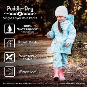 img 2 attached to JAN JUL Waterproof Single Layer Boys' Pants - Puddle Dry Clothing