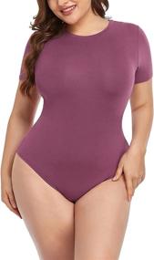 img 4 attached to POSESHE Extender Bodysuit Jumpsuit 3X Large Women's Clothing : Bodysuits