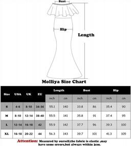 img 1 attached to Потрясающее платье для фотосессии беременных - Molliya Long Maxi с оборками, кружевом и дизайном с открытыми плечами