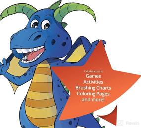 img 2 attached to Enhance Dental Care with the StarSmilez Tooth Brushing Buddy Dragon!