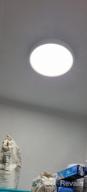 картинка 1 прикреплена к отзыву TALOYA 18W LED Flush Mount Ceiling Light, 5000K Daylight White 8.9 Inch Round, 2 Pack For Low Ceilings Bedroom Hallway Areas от Bill Garczynski