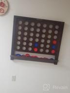 img 1 attached to Jumbo 4 In A Row Game With Coins - Wall-Mounted Giant Connect Four By GoSports review by Kimberly Brown
