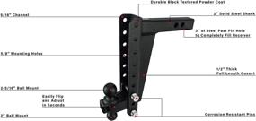 img 1 attached to BulletProof Hitches Adjustable Trailer Textured Exterior Accessories ... Towing Products & Winches