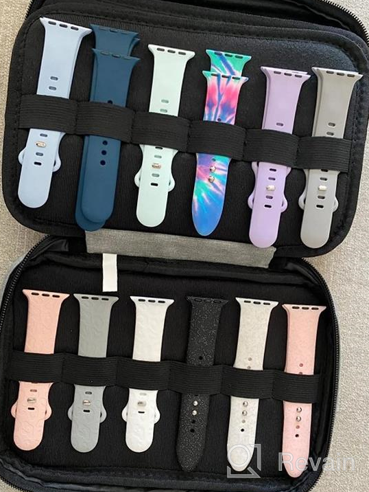 img 1 attached to Organize Your Collection With PACMAXI'S 36 Watch Band Storage Case - Compatible With Most Sizes, Perfect For All Your Accessory Needs! review by Todd Cobb