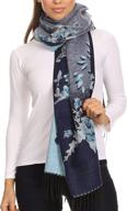 🧣 stay stylish with sakkas chs1810 ontario pashmina 1 black: must-have women's accessories, scarves & wraps логотип