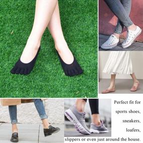 img 2 attached to Удобные и прочные низкие носки пальца ноги с пяткой кремния для идущих ботинок женщин