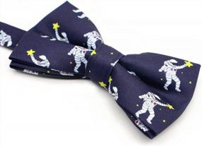 img 1 attached to Get Adorable With OCIA Cute Pattern Pre-Tied Bow Ties For Adults And Kids