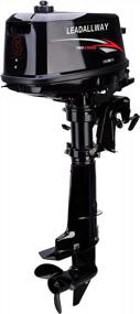img 3 attached to 2 Stroke Water Cooled Outboard Motor Fishing Boat Engine - LEADALLWAY T6.0HP Short/Long Axis Power