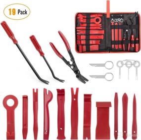 img 4 attached to 🧰 GOOACC 19-Piece Trim Removal Tool Set with Storage Bag - Automotive Panel Fastener Clips Removal Set - Plastic Upholstery Pliers - Pry Car Tool for Trim Panel, Door, Audio Clips, Terminals