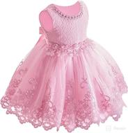 👗 lzh baby girls formal gowns: pageant, birthday, lace wedding dress for toddlers logo