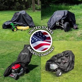 img 3 attached to Ultimate Protection with Tough Cover Premium ATV Cover - Heavy Duty Marine Grade Fabric for Kawasaki, Honda, Polaris, Yamaha, and More. Water, Wind, UV Resistance - Ideal 4 Wheeler Accessories!