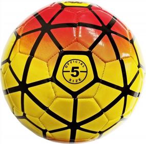 img 2 attached to Получите большую экономию: купите оптом - 50 прочных футбольных мячей размера 5 с ручными насосами
