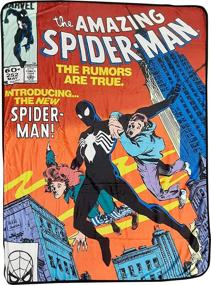 img 4 attached to Marvel Amazing Spider Man Fleece Blanket Kids' Furniture, Decor & Storage