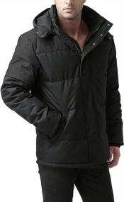 img 2 attached to Men'S Waterproof Down Jacket | Ethan By BGSD (Regular & Big And Tall Sizes)