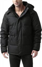 img 4 attached to Men'S Waterproof Down Jacket | Ethan By BGSD (Regular & Big And Tall Sizes)